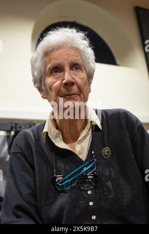 Roma, 14/03/2017: Giovanna Marini insegnante della lezione di modi del canto Contadino, Scuola Popolare di musica di Testaccio. © Andrea Sabbadini Foto Stock