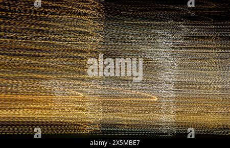 USA, Arizona, Buckeye. Abstract delle luci natalizie. Foto Stock