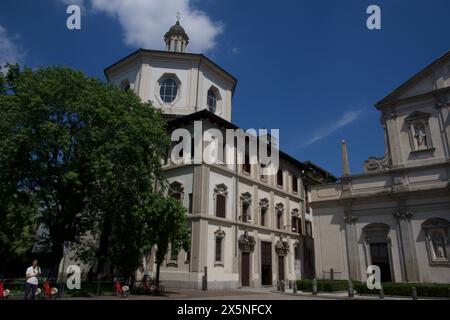 La chiesa di San Bernardino alle ossa Milano, Italia Foto Stock