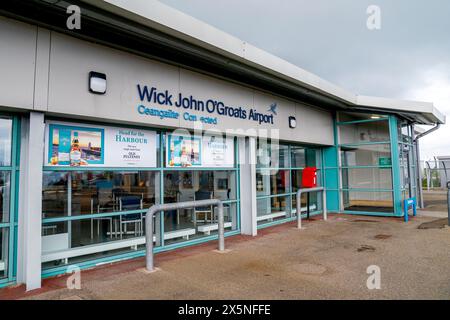 Wick John o'Groats Airport di Wick, Caithness Data foto: Giovedì 9 maggio 2024. Foto Stock