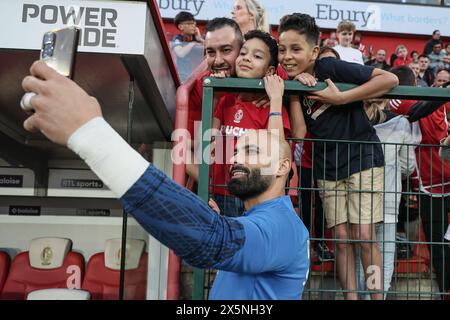 Liegi, Belgio. 10 maggio 2024. Il portiere di Westerlo, Sinan Bolat, nella foto prima di una partita di calcio tra Standard de Liege e KVC Westerlo, venerdì 10 maggio 2024 a Liegi, il giorno 8 (su 10) dei play-off europei della prima divisione del campionato belga 'Jupiler Pro League' del 2023-2024. BELGA PHOTO BRUNO FAHY credito: Belga News Agency/Alamy Live News Foto Stock