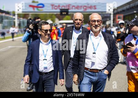 FILLON Pierre (fra), Presidente di ACO, MILLE Richard (fra), Presidente della FIA Endurance Commission, ritratto durante il TotalEnergies 6 ore di Spa-Francorchamps 2024, 3° round del Campionato Mondiale Endurance FIA 2024, dall'8 all'11 maggio 2024 sul circuito di Spa-Francorchamps a Stavelot, Belgio Foto Stock