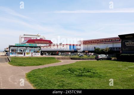 Molo storico di Britannia, Marine Parade, Great Yarmouth, Norfolk, Inghilterra, REGNO UNITO Foto Stock