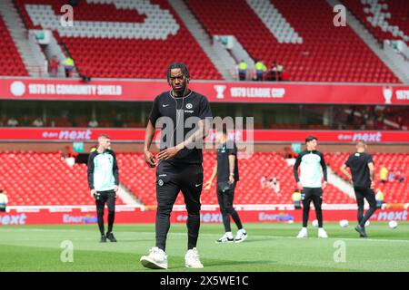 Nottingham, Regno Unito. 11 maggio 2024. Noni Madueke del Chelsea arriva in vista della partita di Premier League Nottingham Forest vs Chelsea al City Ground, Nottingham, Regno Unito, 11 maggio 2024 (foto di Gareth Evans/News Images) a Nottingham, Regno Unito, il 5/11/2024. (Foto di Gareth Evans/News Images/Sipa USA) credito: SIPA USA/Alamy Live News Foto Stock