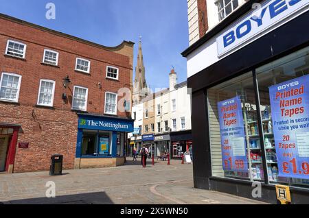 Grandi magazzini Boyes a Newark on Trent, Regno Unito Foto Stock