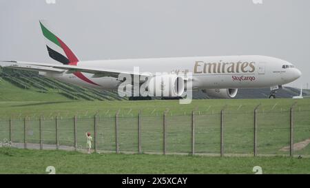 Emirates ShyCargo Boeing 777 Foto Stock