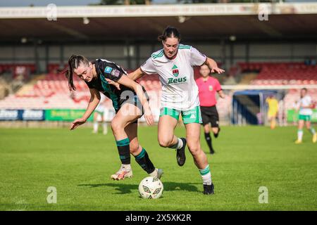 11 maggio 2024, Cork, Irlanda - Women's Premier Division: Cork City FC (2) vs Shamrock Rovers FC (1) Foto Stock