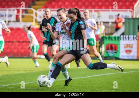 11 maggio 2024, Cork, Irlanda - Women's Premier Division: Cork City FC (2) vs Shamrock Rovers FC (1) Foto Stock