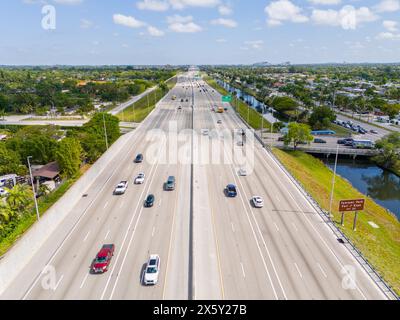 Foto aerea della Florida Turnpike 2024 Foto Stock