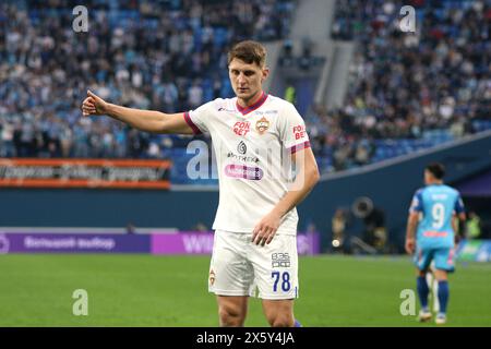 San Pietroburgo, Russia. 11 maggio 2024. Igor Diveev (78) del CSKA visto in azione durante la partita di calcio della Premier League russa tra Zenit San Pietroburgo e CSKA Mosca alla Gazprom Arena. Punteggio finale; Zenit 0:1 CSKA. (Foto di Maksim Konstantinov/SOPA Images/Sipa USA) credito: SIPA USA/Alamy Live News Foto Stock