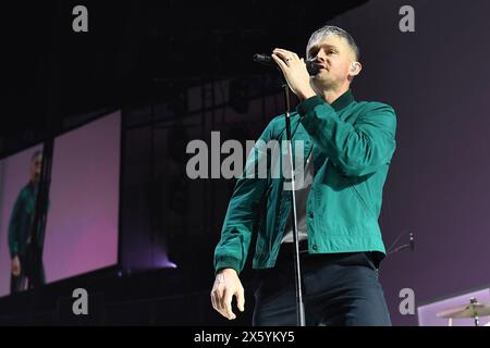 LONDRA, INGHILTERRA - 11 MAGGIO: Tom Chaplin di «Keane» si esibisce all'O2 Arena di Greenwich l'11 maggio 2024 a Londra, Inghilterra. CAP/Mar ©Mar/Capital Pictures Foto Stock