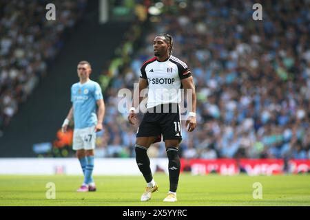Londra, Regno Unito. 11 maggio 2024. Londra, 11 maggio 2024: Adama Traore del Fulham durante la partita di Premier League tra Fulham e Manchester City al Craven Cottage l'11 maggio 2024 a Londra, Inghilterra. (Pedro Soares/SPP) credito: SPP Sport Press Photo. /Alamy Live News Foto Stock