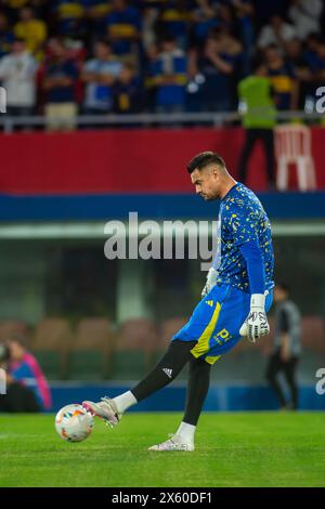 Sergio 'Chiquito' Romero - sportivo Trinidense (1) contro Club Atletico Boca Juniors (2) partita, fase gruppo (D) CONMEBOL Sudamericana 2024. Foto Stock