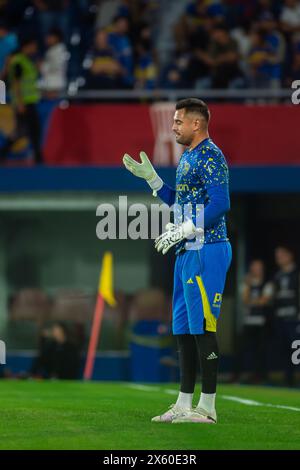 Sergio 'Chiquito' Romero - sportivo Trinidense (1) contro Club Atletico Boca Juniors (2) partita, fase gruppo (D) CONMEBOL Sudamericana 2024. Foto Stock