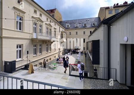 Marianske Lazne, Repubblica Ceca. 12 maggio 2024. Inaugurazione cerimoniale di Chopin House dopo la ricostruzione durante l'Open Day a Marianske Lazne (Spa), Repubblica Ceca, 12 maggio 2024. Crediti: Slavomir Kubes/CTK Photo/Alamy Live News Foto Stock