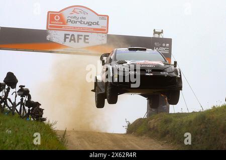 Porto, Portogallo. 12 maggio 2024., affrontano il 4° giorno di gara, durante il Campionato del mondo Rally FIA WRC Vodafone Rally de Portugal 2024 12 maggio, Porto Portogallo crediti: Agenzia fotografica indipendente/Alamy Live News Foto Stock