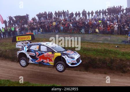 Porto, Portogallo. 12 maggio 2024., affrontano il 4° giorno di gara, durante il Campionato del mondo Rally FIA WRC Vodafone Rally de Portugal 2024 12 maggio, Porto Portogallo crediti: Agenzia fotografica indipendente/Alamy Live News Foto Stock