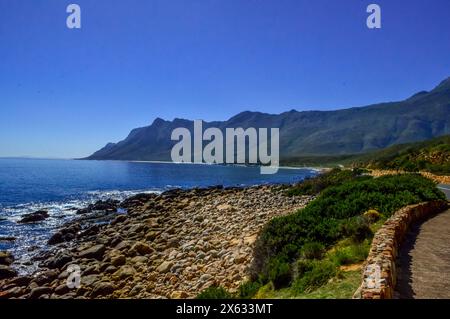 Route 44 Garden Route o Clarence passare attraverso Hottentots holland montagna a Città del Capo Foto Stock