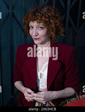 11 maggio 2024, Hollywood, California, Stati Uniti: Megan Duffy partecipa a The Art Show ''BONKERS''. (Credit Image: © Billy Bennight/ZUMA Press Wire) SOLO PER USO EDITORIALE! Non per USO commerciale! Foto Stock