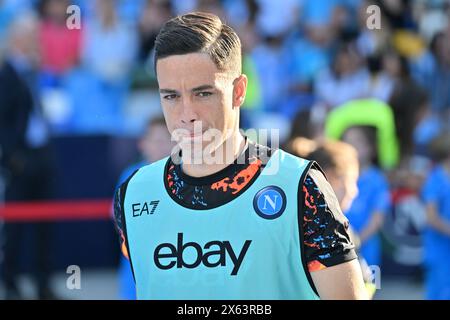 Napoli, Italia. 11 maggio 2024. Italia, 29 marzo 2024: Giacomo Raspadori durante il campionato italiano di serie A 2023-2024 partita di calcio tra Napoli e Bologna allo stadio Diego Armando Maradona, Italia (felice De Martino/ SPP) credito: SPP Sport Press Photo. /Alamy Live News Foto Stock