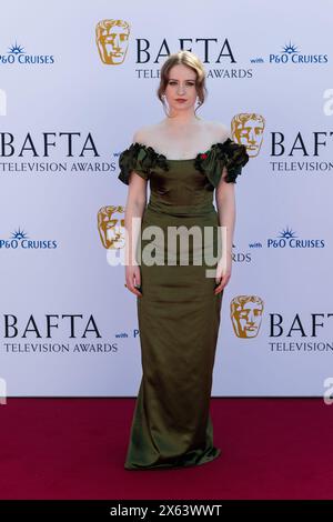 Londra, Regno Unito. 12 maggio 2024. LONDRA, REGNO UNITO - 12 MAGGIO 2024: Mairead Tyers partecipa ai BAFTA Television Awards con P&o Cruises alla Royal Festival Hall di Londra, Regno Unito, il 12 maggio 2024. (Foto di Wiktor Szymanowicz/NurPhoto) credito: NurPhoto SRL/Alamy Live News Foto Stock