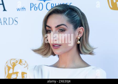 Londra, Regno Unito. 12 maggio 2024. LONDRA, REGNO UNITO - 12 MAGGIO 2024: Frankie Bridge partecipa ai BAFTA Television Awards con P&o Cruises alla Royal Festival Hall di Londra, Regno Unito, il 12 maggio 2024. (Foto di Wiktor Szymanowicz/NurPhoto) credito: NurPhoto SRL/Alamy Live News Foto Stock