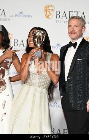 Royal Festival Hall, LONDRA, INGHILTERRA, Regno Unito - 12 MAGGIO 2024: Vincitori dei BAFTA Television Awards 2024 con P&o Cruises, Londra, Regno Unito. Credito: Vedi li/Picture Capital/Alamy Live News Foto Stock