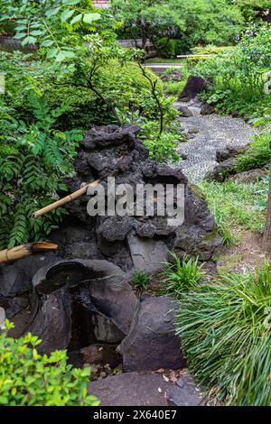 L'Higa Garden è un parco urbano situato nel centro della città di Yokohama, aperto nell'era Meiji. Quando ha aperto per la prima volta, si chiamava Koga Park Foto Stock