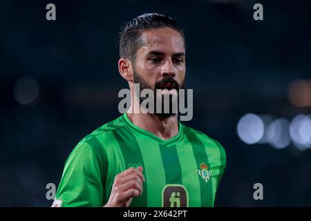 Siviglia, Spagna. 12 maggio 2024. SIVIGLIA, SPAGNA - 12 MAGGIO: Francisco Roman Alarcon Suarez "Isco" del Real Betis durante la Liga EA Sports match tra Real Betis e UD Almeria al Benito Villamarin il 12 maggio 2024 a Siviglia, Spagna. (Immagine di credito: © Jose Luis Contreras/DAX tramite ZUMA Press Wire) SOLO PER USO EDITORIALE! Non per USO commerciale! Foto Stock