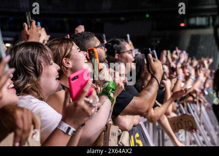 Curitiba, Brasile. 12 maggio 2024. PR - CURITIBA - 05/12/2024 - CURITIBA, LOUIS TOMLINSON SHOW - udienza durante una performance del cantante britannico Louis Tomlinson, alla Ligga Arena di Curitiba/PR, questa domenica (12). Foto: Robson Mafra/AGIF credito: AGIF/Alamy Live News Foto Stock