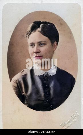 persone, storiche, donne, donne, ritratti, carte-de-visite, circa 1900, ULTERIORI DIRITTI-CLEARANCE-INFO-NON-DISPONIBILI Foto Stock