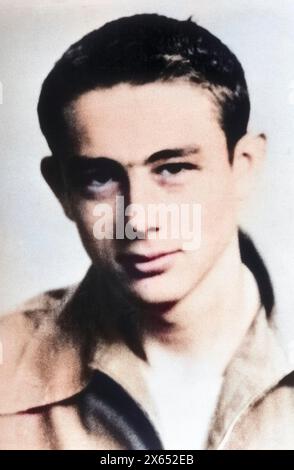 Dean, James, 8.2.1931 - 30.9,1955, attore americano, in ritratto, ANNI PIÙ GIOVANI, ULTERIORI-DIRITTI-AUTORIZZAZIONE-INFORMAZIONI-NON-DISPONIBILI Foto Stock