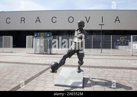 Pominik Józefa Kałuży pod Estadio Mariscal Józef Piłsudski - Stadio Cracovia di Józef Piłsudski Foto Stock