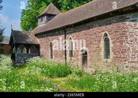 St Mary Magdalene Church, Turnastone, Vowchurch, Golden Valley, Herefordshire Foto Stock