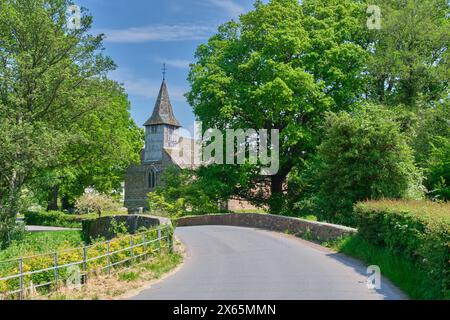 St Bartholomew's Church, Vowchurch, Golden Valley, Herefordshire Foto Stock