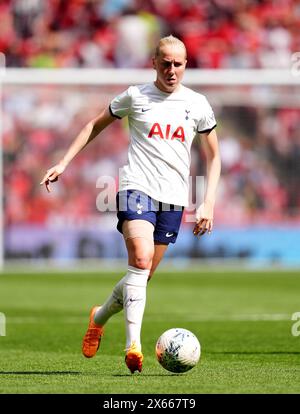 Eveliina Summanen del Tottenham Hotspur durante la finale di Adobe Women's fa Cup al Wembley Stadium di Londra. Data foto: Domenica 12 maggio 2024. Foto Stock