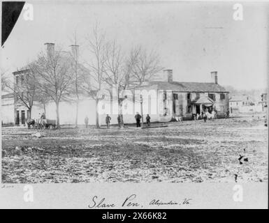 Penna schiava, Alexandria, Virginia, fotografie della guerra civile 1861-1865 Foto Stock