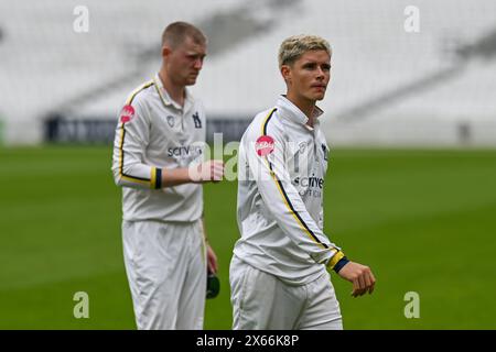 Ovale, Inghilterra. 13 maggio 2024. Jacob Bethell del Warwickshire County Cricket Club durante il Vitality County Championship match tra Surrey CCC e Warwickshire CCC. Crediti: Nigel Bramley/Alamy Live News Foto Stock