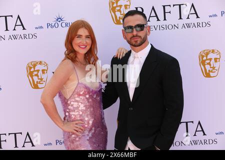 Gli ospiti partecipano ai BAFTA TV Awards con P&o Cruises 2024 al Royal Festival Hall di Londra. Foto Stock