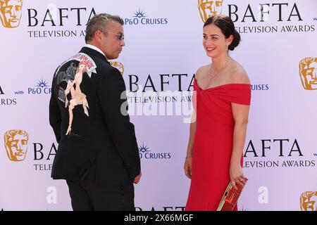 Gli ospiti partecipano ai BAFTA TV Awards con P&o Cruises 2024 al Royal Festival Hall di Londra. Foto Stock