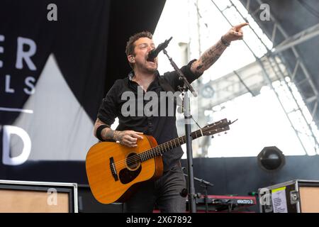 Milano, Italia. 12 maggio 2024. Frank Turner si esibisce dal vivo al ponte di Milano, il 12 maggio 2024. (Foto di Mairo Cinquetti/NurPhoto) credito: NurPhoto SRL/Alamy Live News Foto Stock