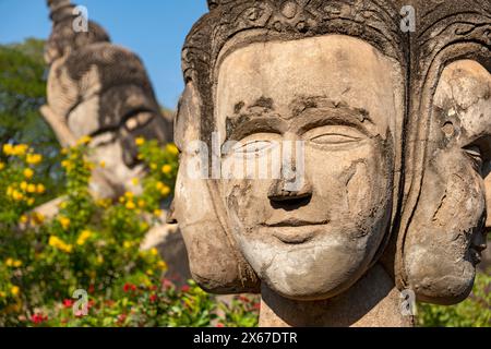 Xieng Khuan Buddha Park, Vientiane, Laos Foto Stock