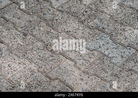 Un modello interessante in cemento con molto spazio di copia Foto Stock