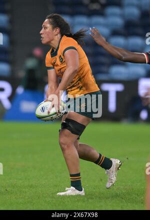 Sydney, Australia. 11 maggio 2024. La squadra australiana di rugby femminile Siokapesi Palu è vista in azione durante la partita Pacific Four Series 2024 tra Australia e Canada tenutasi all'Allianz Stadium. Punteggio finale; Australia 17:33 Canada. (Foto di Luis Veniegra/SOPA Images/Sipa USA) credito: SIPA USA/Alamy Live News Foto Stock