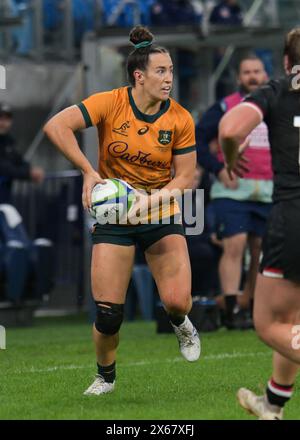 Sydney, Australia. 11 maggio 2024. Maya Stewart, squadra di rugby femminile australiana, è vista in azione durante la partita Pacific Four Series 2024 tra Australia e Canada tenutasi all'Allianz Stadium. Punteggio finale; Australia 17:33 Canada. (Foto di Luis Veniegra/SOPA Images/Sipa USA) credito: SIPA USA/Alamy Live News Foto Stock