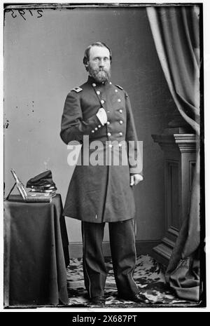 Maggiore Roger Jones, Asst. Insp. Generale, fotografie della guerra civile 1861-1865 Foto Stock