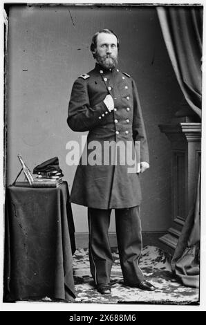 Maggiore Roger Jones, Asst. Insp. Generale, fotografie della guerra civile 1861-1865 Foto Stock