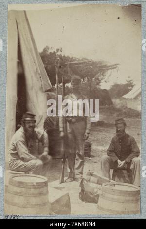 23d New York Infantry, fotografie della guerra civile 1861-1865 Foto Stock