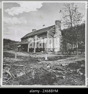 La casa di John Ross, Rossville Gap, GA Hdq. Del generale Gordon Granger, Battaglia di Chickmauga, vale a dire Chickamauga, Guerra civile fotografie 1861-1865 Foto Stock