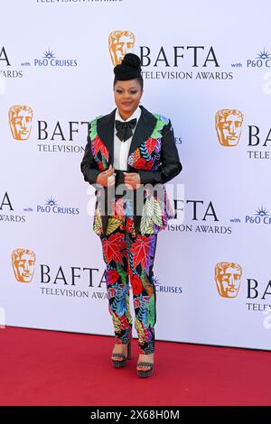 LONDRA, INGHILTERRA - 12 MAGGIO: Gbemisola Ikumelo partecipa ai BAFTA Television Awards 2024 con P&o Cruises alla Royal Festival Hall di Londra, Inghilterra. Credito: Vedi li/Picture Capital/Alamy Live News Foto Stock